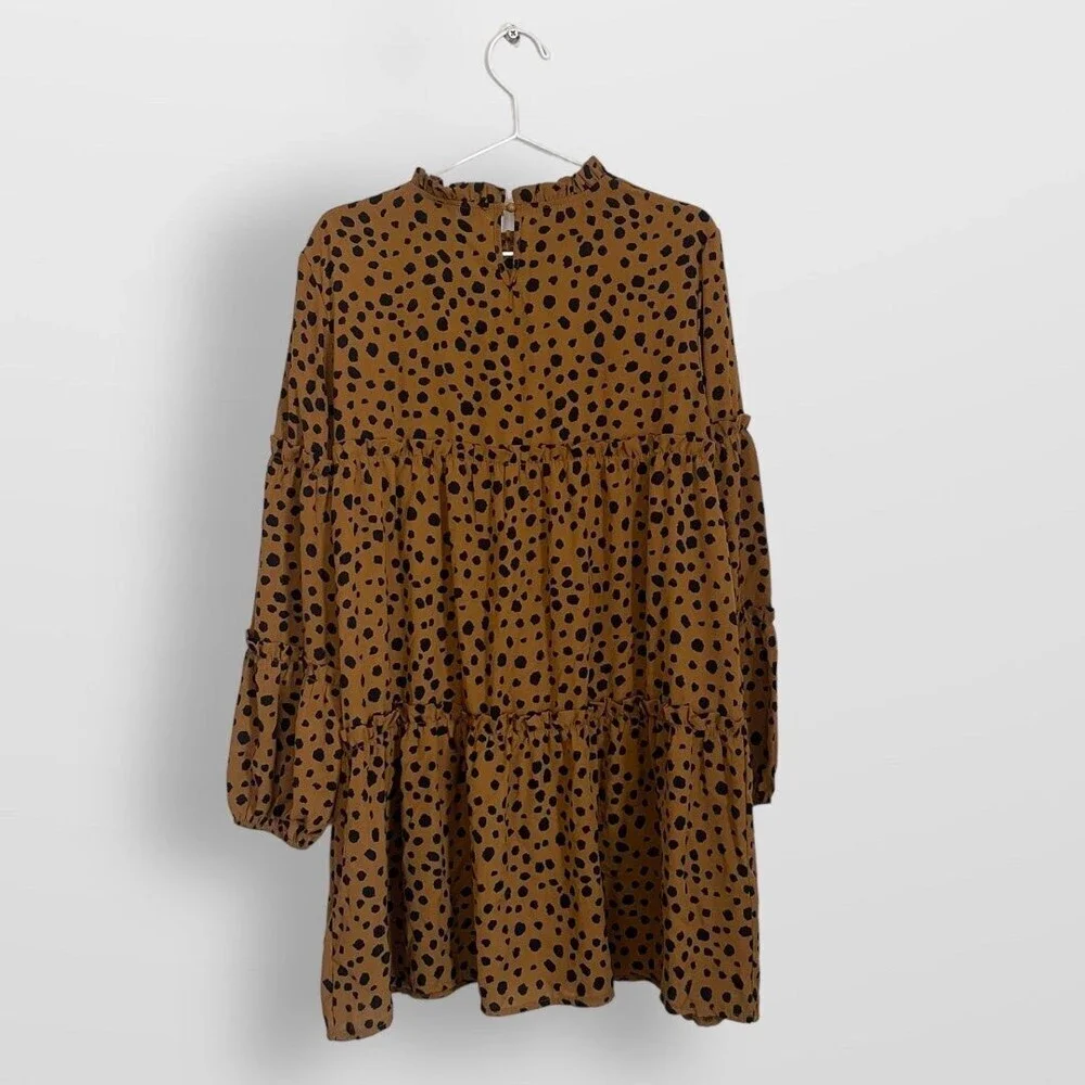 Leopard Print Solution Dress Large - Picture 3 of 9